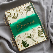 A5 Green Foliage Notebook CraftsbyNahima